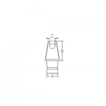 Marine Town Stainless Steel Inside Eye End 22.4 mm
