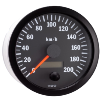 VDO 437-015-008G - Cockpit Vision Speedometer 300 Km/h 100mm 12-24V