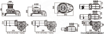 Osculati 02.544.02 - External Deck Unit for Lewmar V8