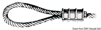 Osculati Aluminium Wire Rope Splicing Sleeves for 2–8 mm Cables