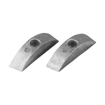 Tecnoseal 00710AL - Volvo Small Plates For Folding Propeller 110,120, S-B, S-C (Sold In Pairs)