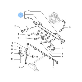 Vetus VFP01748 - High Pressure Manifold