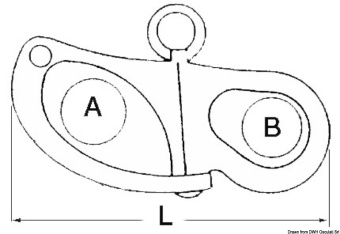 Osculati 09.945.32 -Snap-Shackle F. Spinnaker AISI 316 36 mm