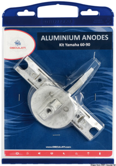Osculati 43.354.00 - Anode Kit For Yamaha Outboards 60/90 Zinc