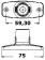 Osculati 11.039.19 - Evoled 360° Anchor Light Chromed ABS Body