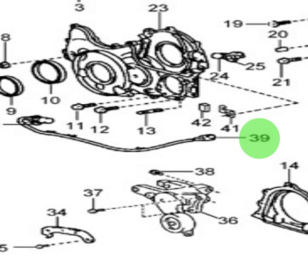 Nanni Diesel 970314125 - Crankshaft Position Sensor for T4 Series Engines
