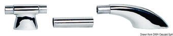 Osculati 41.613.25 - Handrail Terminal AISI316 25x1.2 mm