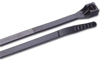 Ancor Mounting Cable Ties, Natural or UV Black, 4" to 14", Packs of 25 or 100