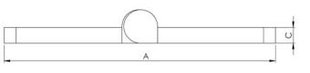 Hollex Door Hinge 76.2x38.1mm