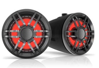 Fusion XS-FLT652SPB - 6.5'' Sports Black Tower Speakers, LED (2 pcs.)