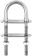 Wichard U-bolt Pad Eye - Dia: 4 mm - Length: 50 mm