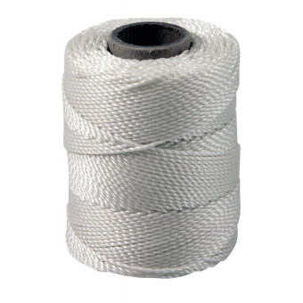 Cavalieri White Polyester Paraffin Treated Sewing Thread 0.5mm 100m