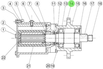 Jabsco Y5026-08 - Retaining Ring