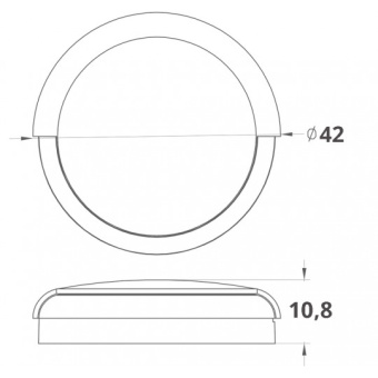 A.A.A. Courtesy Light 9 LED 12V Warm White