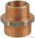 Osculati 17.564.06 - GUIDI Bronze M-M Double Nipple 1"1/4 x 1"