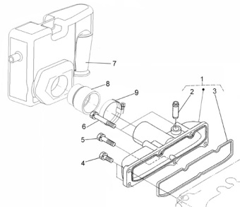 Nanni Diesel 970314266 - ASSY MANIFOLD,INLET for N3.30