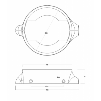 Tecnoseal Zinc Collar For Sail Drive 120