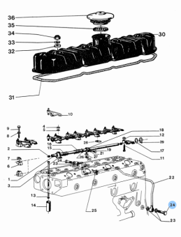 Vetus STM2245 - Banjo Bolt