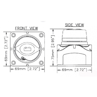 BEP Battery Switch Selector 200A
