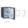 Vitrifrigo 0400-0569 - Black Refrigerator C62I CHR