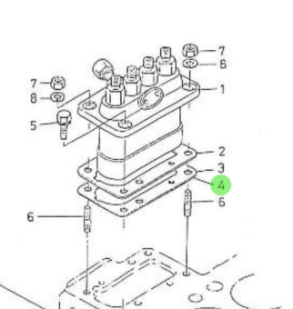 Nanni Diesel 970302079 - Fuel Line for Injection Nozzles and Pipes