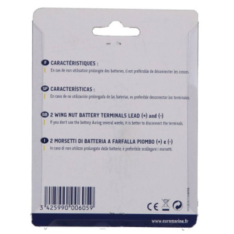 Euromarine Zinc Battery Terminal - Pair