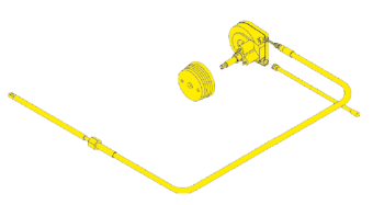 SeaStar SS13826/Z - Light Duty Compac-T Steering System With Cable 26' (7.93m)