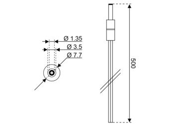 Talamex Cable 50CM For LED Strip