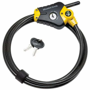 Master Lock Python Cable Lock 4 Keys 1,8m