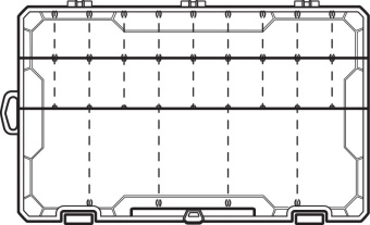 Flambeau 5003 - Tuff Tainer Storage Box Transparent With Zerust – 14.3x23.2x5cm