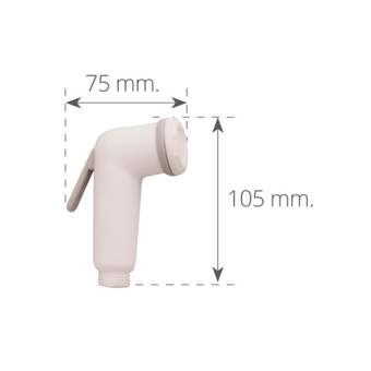 Straight Spare Shower Head