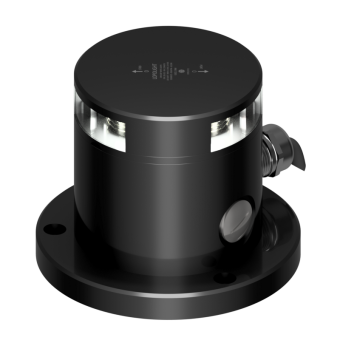 Lopolight 200-012G2-PRO-I-180 - Navigation Light 2NM 180° White, Black Anodized