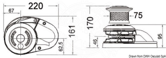 Osculati 02.583.06 - Lewmar CPX3 Windlass 6 mm