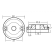 Tecnoseal Zinc Vetus KGF35/55 Bow Thruster Anode