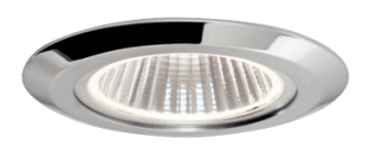 Prebit 23523109 - LED Recessed Light EB18-1, Shiny Gold, 6.2 W, DC 10-30V, Warm White 3,000K, 635 lm, 38° Beam Angle