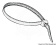 Osculati 18.032.52 - Reusable clamp white nylon 3.5 cm (100 pcs)