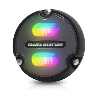 Hella Marine 2LT-016-146-001 - Apelo A1 Polymer RGB Underwater Light Charcoal Lens