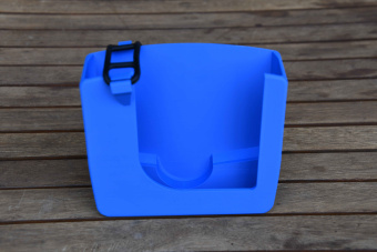 Humminbird TFA Transducer Protection Cover For Mega Live, Blue, Starboard Side