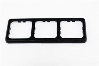 Inprojal Cover Frame (3) 60x166mm Rough/Black