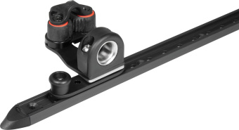 Ronstan RC91942 Series 19 C-Track Slide With Fairlead, Cam Cleat & Plunger Stop