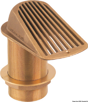 Osculati 17.550.05 - GUIDI Series 2000 Bronze Thru-Hull Strainer 1"1/2