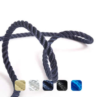 More Marine 063208ZW 3-Strands PPM 8mm Black