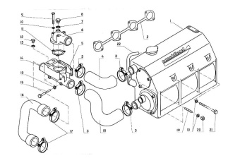 Nanni Diesel 95710027 - HOUSING for 4.330TDI