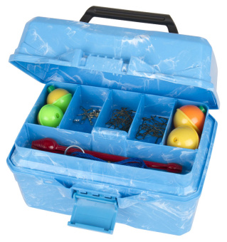 Flambeau 355BMR - Big Mouth Tackle Box Kit – Pearl Blue Swirl