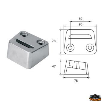 Trem L8142002 - Anode For Bombardier Engines (Johnson-Evinrude-OMC)