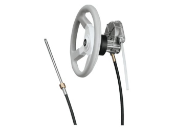 Ultraflex T85 Rotary Drive Steering System with Black Bezel