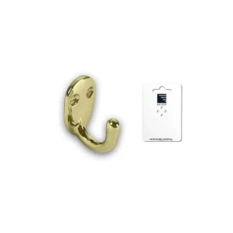 Foresti & Suardi 220.L - Coat Hook 40x20x30 mm Brass Blister