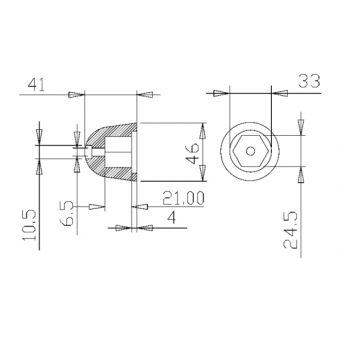 E. Polipodio Zinc Side Power-Sleipner Bow Thruster Ogive