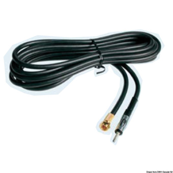 Osculati 29.925.06 - AM/FM Radio Cable Male To Motorola Socket 3.6 m