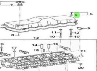 Nanni Diesel 970312523 - Sealing Washer for Cylinder Head Assembly